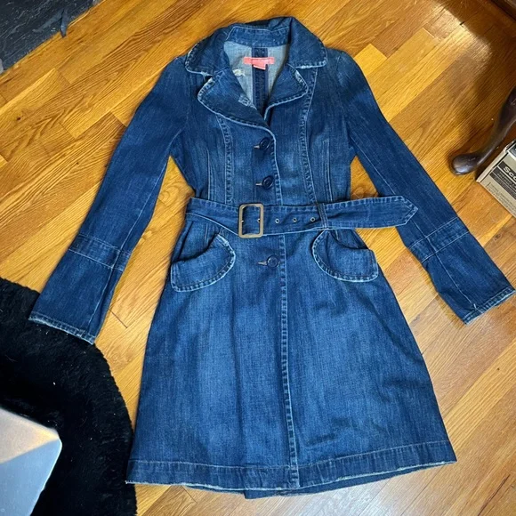 white christmas dresses Calvin Klein 205W39NYC American Landscape Denim Trucker Jacket (M) – Dolce  Vita Hub